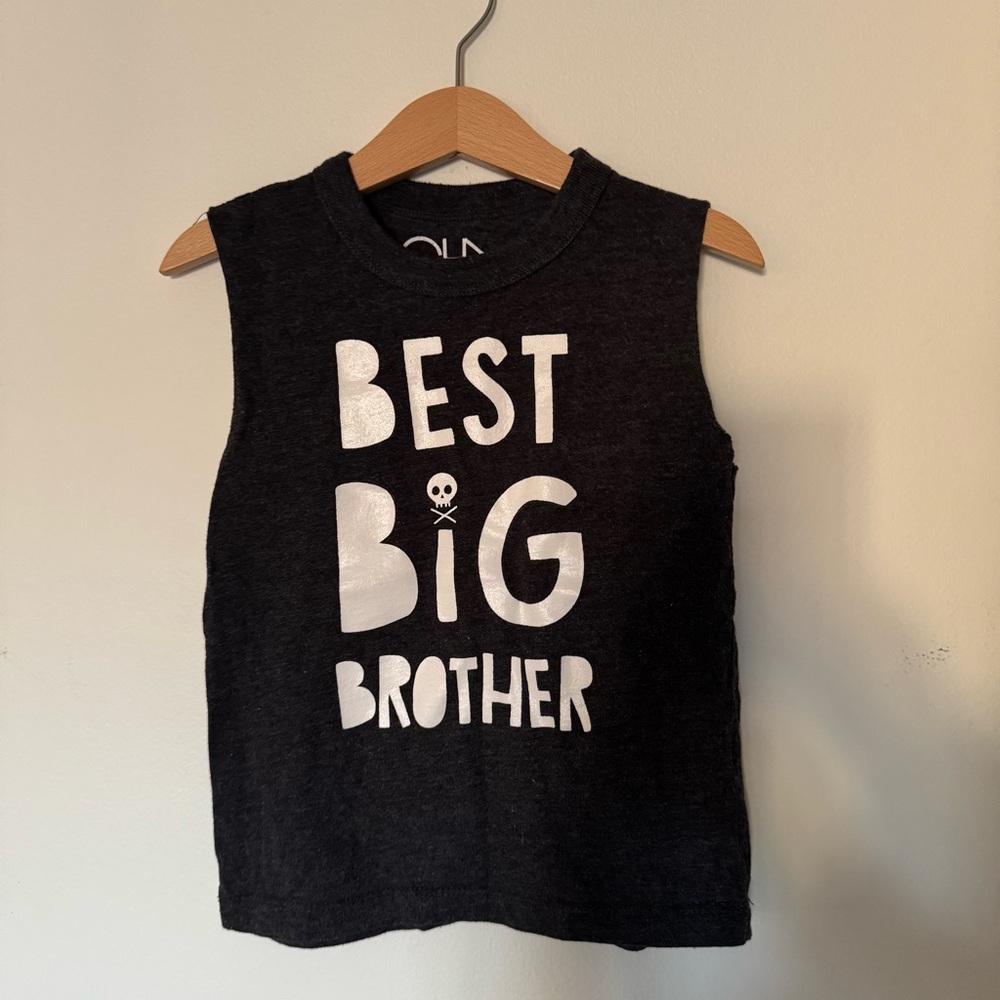 Chaser Black Best Big Brother Tank Top